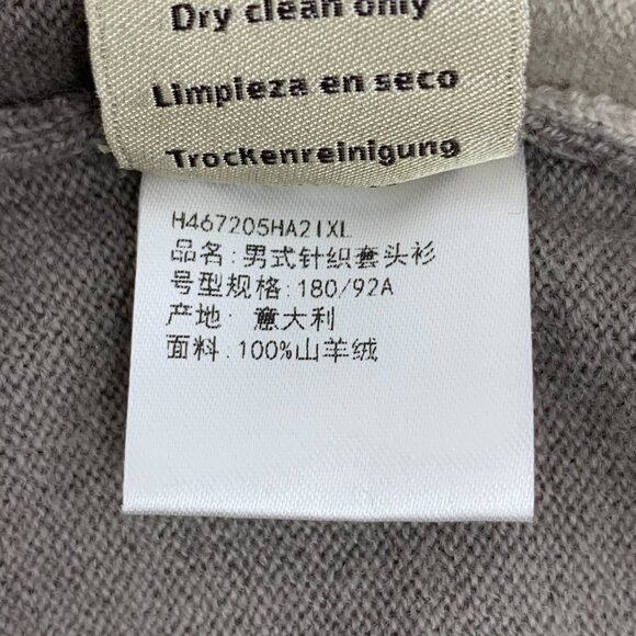 IM0278 Hermes Hermes color-blocked pig nose full-print cashmere hooded drawstrin - Picture 7 of 8